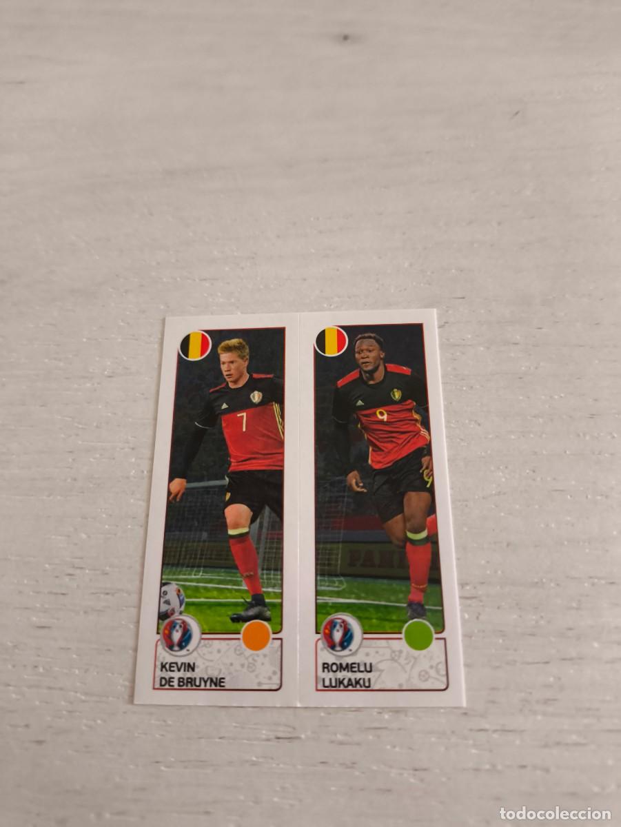 Cromos de F&uacute;tbol: 490 Kevin De Bruyne / Romelu Lukaku BELGICA PANINI EUROCOPA EURO FRANCIA 2016 NO LIGA ESTE