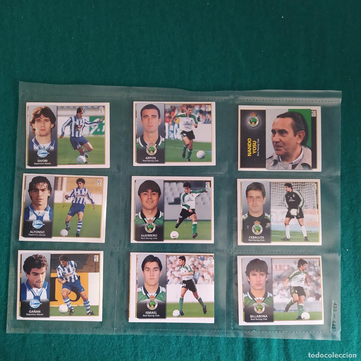 Cromos de Futebol: 9 CROMOS LIGA ESTE 1998 1999 98 99 RACING ALAVES