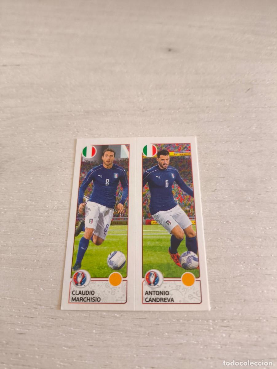 Cromos de F&uacute;tbol: 495 Claudio Marchisio / Antonio Candreva ITALIA PANINI EUROCOPA EURO FRANCIA 2016 NO LIGA ESTE