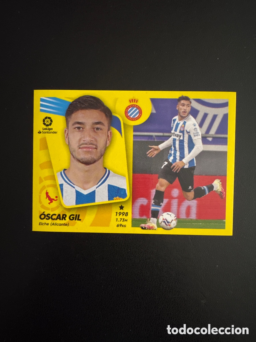 Cromos de F&uacute;tbol: OSCAR GIL ESPA&Ntilde;OL NUMERO 8 LIGA ESTE 2021 2022