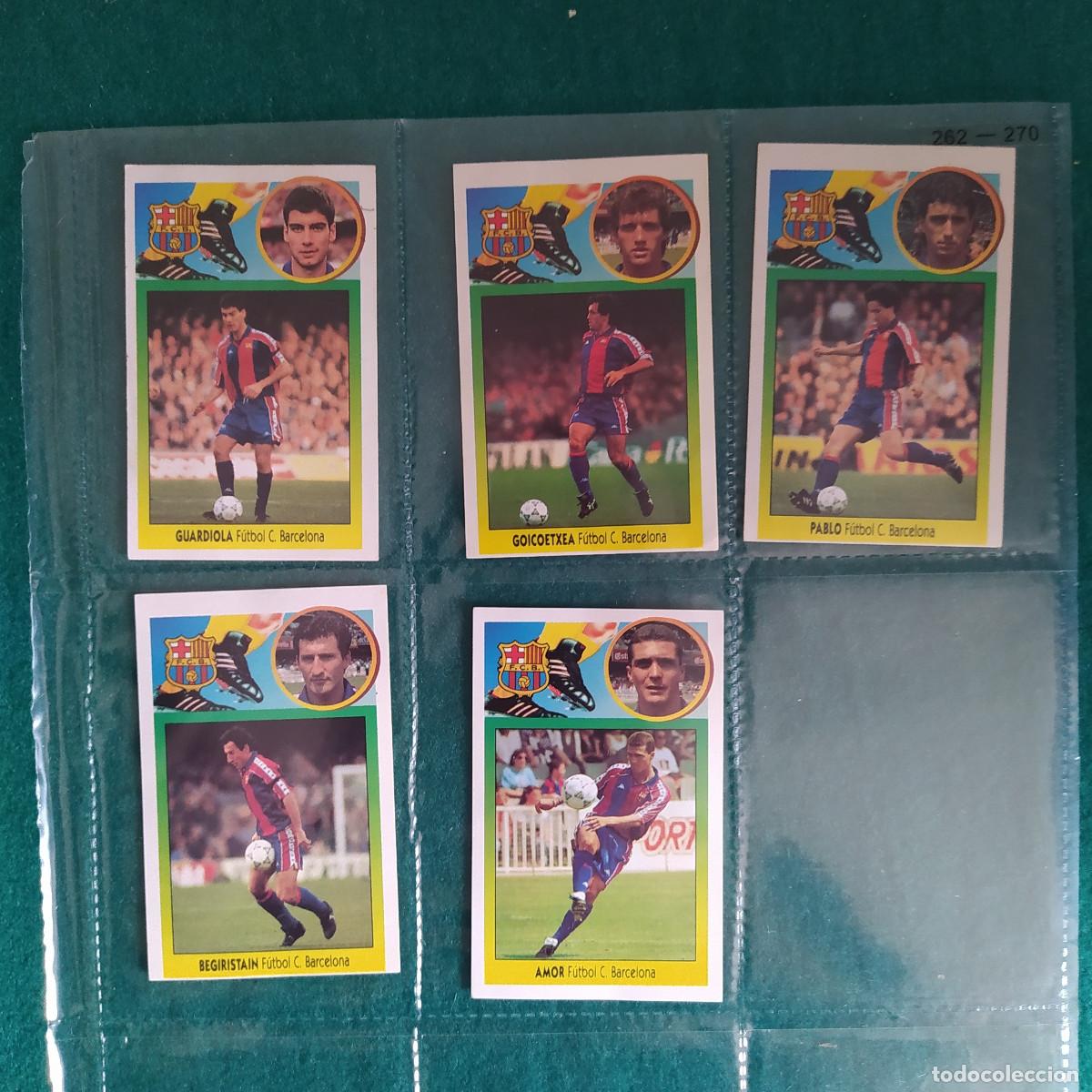 Cromos de Futebol: 5 CROMOS LIGA ESTE 1993 1994 93 94 BARCELONA