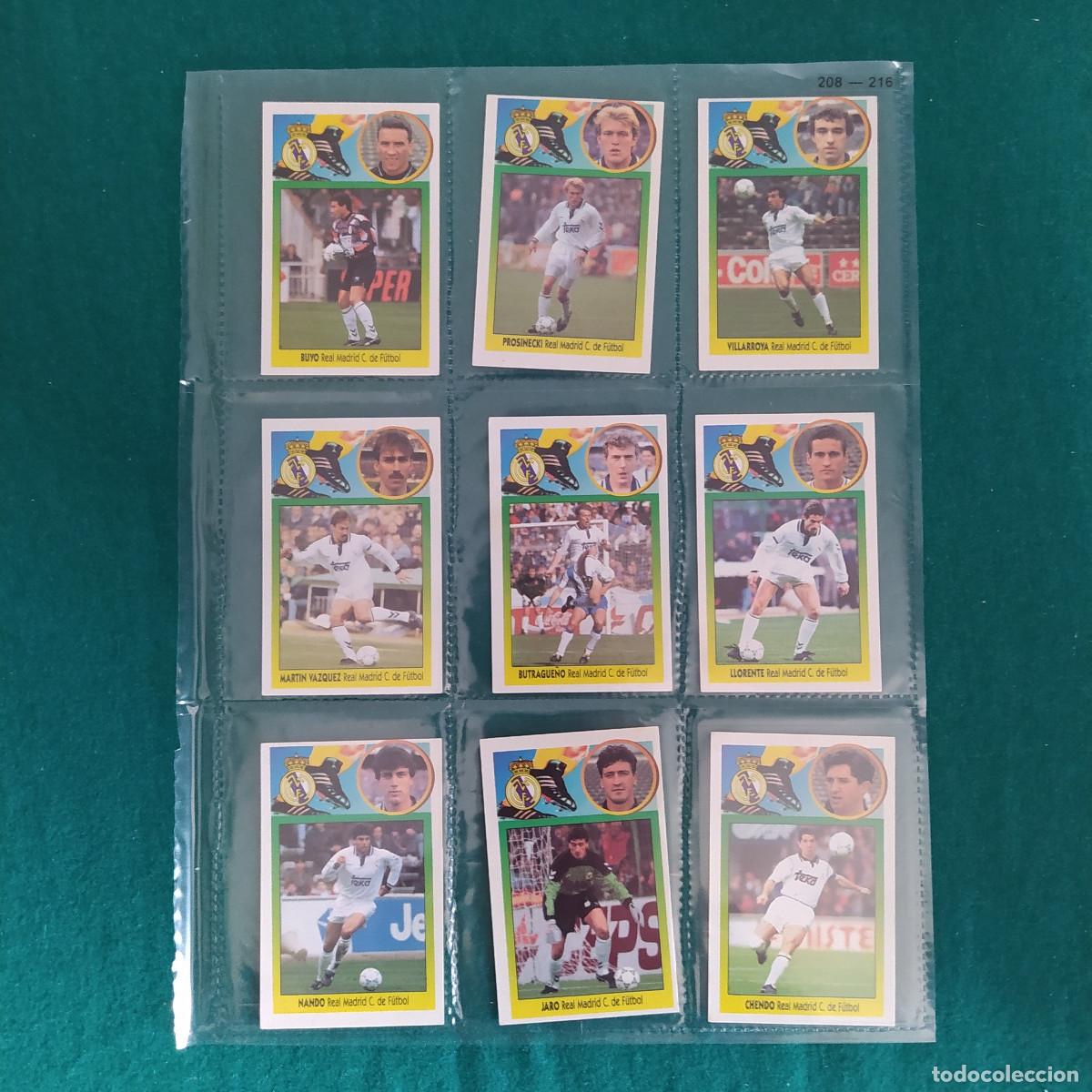 Cromos de Futebol: 9 CROMOS LIGA ESTE 1993 1994 93 94 MADRID