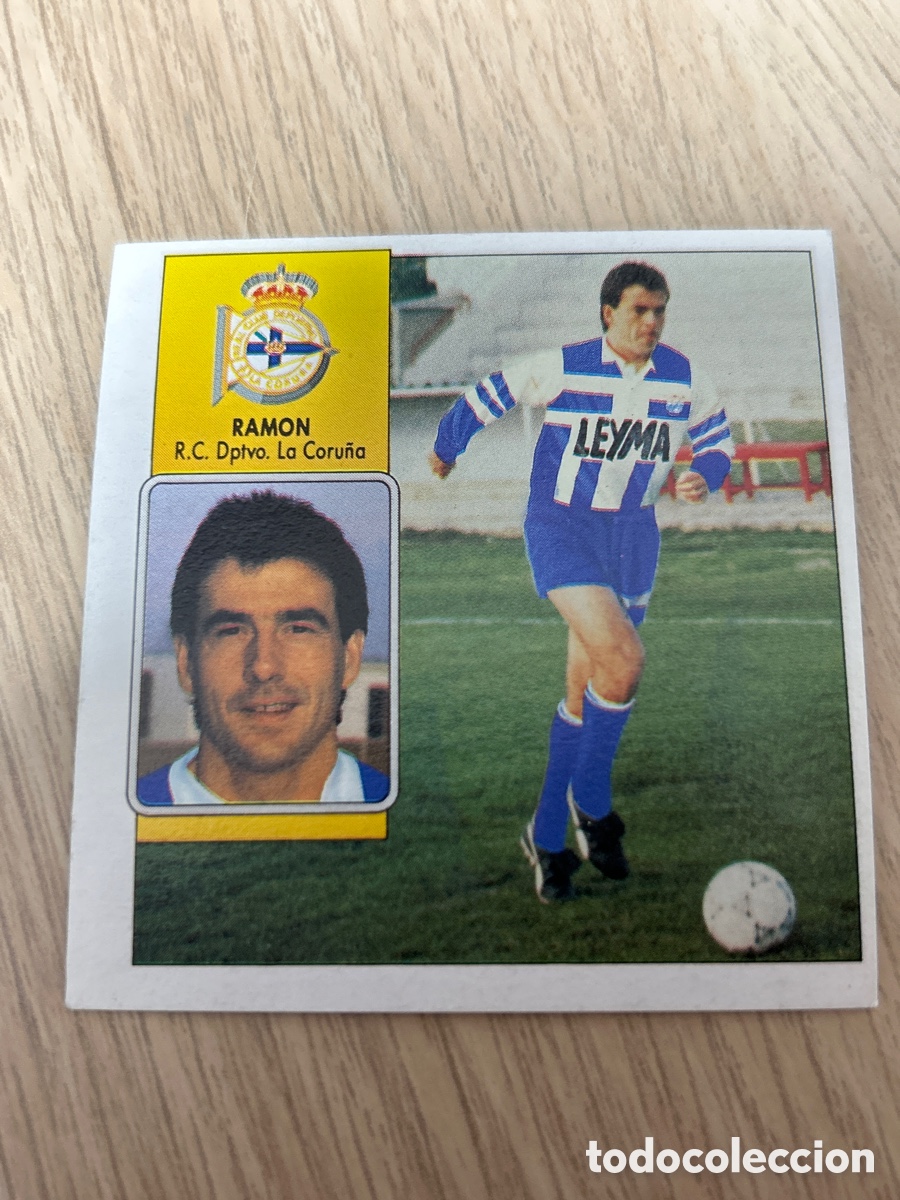 Cromos de F&uacute;tbol: RAM&Oacute;N DEPORTIVO VERSI&Oacute;N PINTADO LIGA ESTE 1992 1993 92 93 NUNCA PEGADO SIN PEGAR