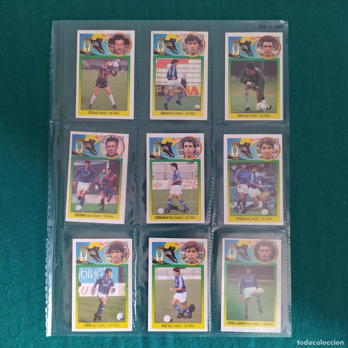 Figurine di Calcio: 9 CROMOS LIGA ESTE 1993 1994 93 94 OVIEDO