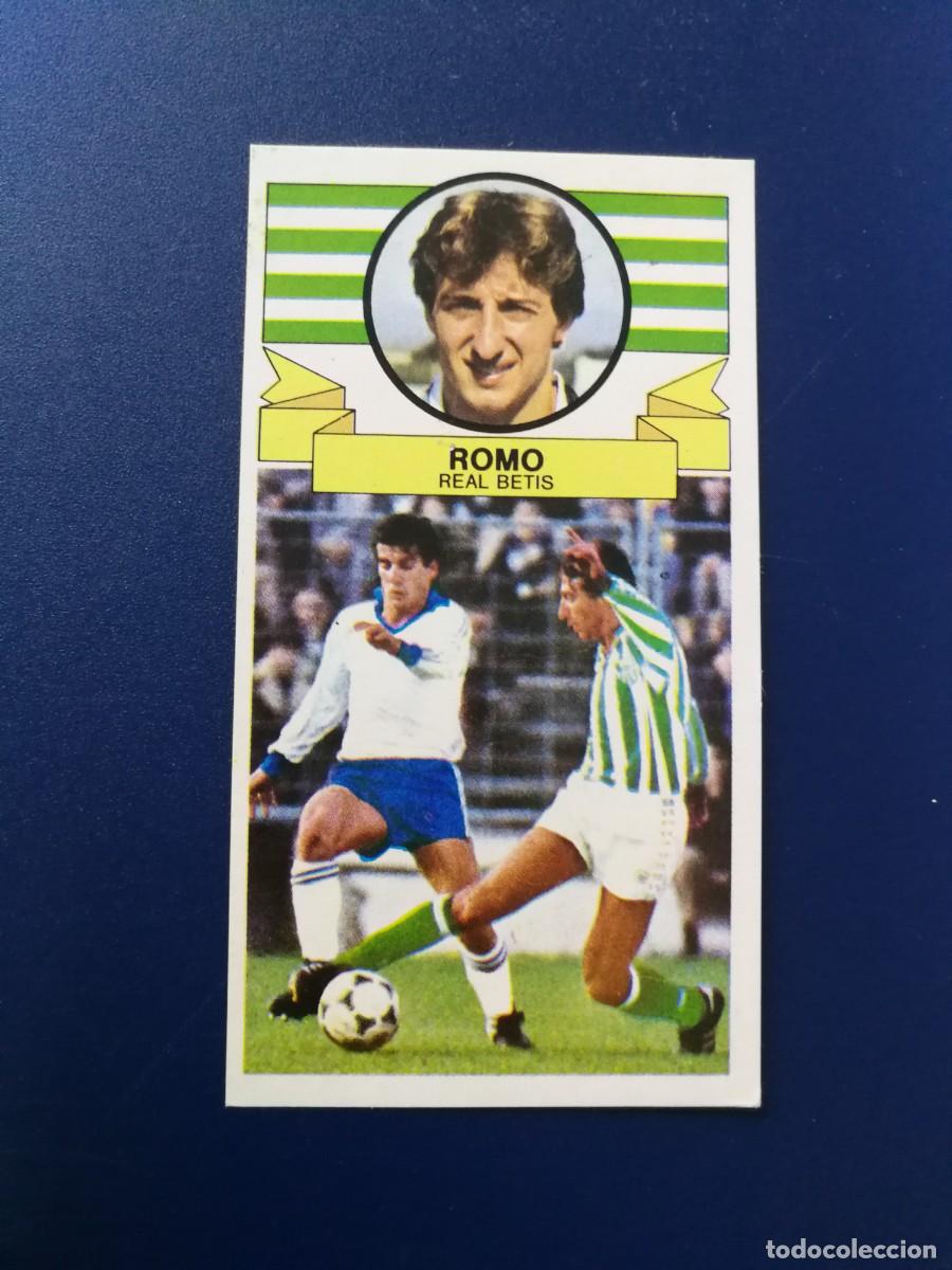 Cromos de F&uacute;tbol: Romo Coloca Real Betis , Este 85/86, Editorial Este 1985-86, buen estado