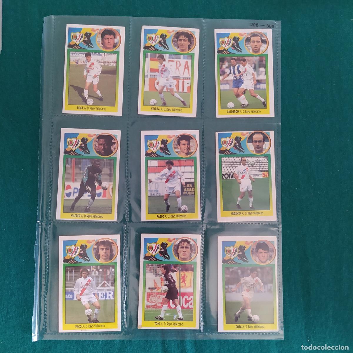 Cromos de Futebol: 9 CROMOS LIGA ESTE 1993 1994 93 94 RAYO