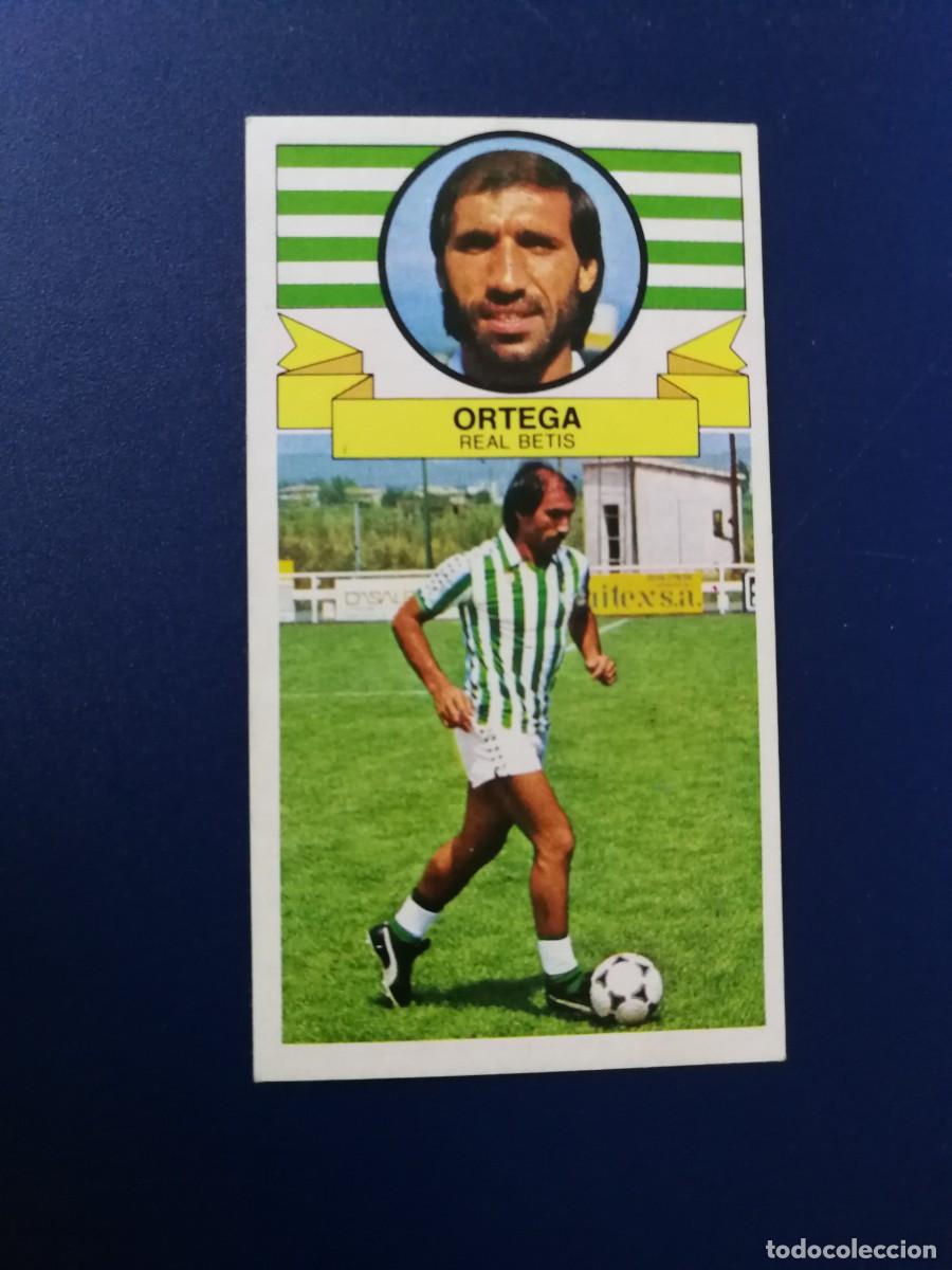 Cromos de F&uacute;tbol: Ortega Coloca Real Betis , Este 85/86, Editorial Este 1985-86, buen estado
