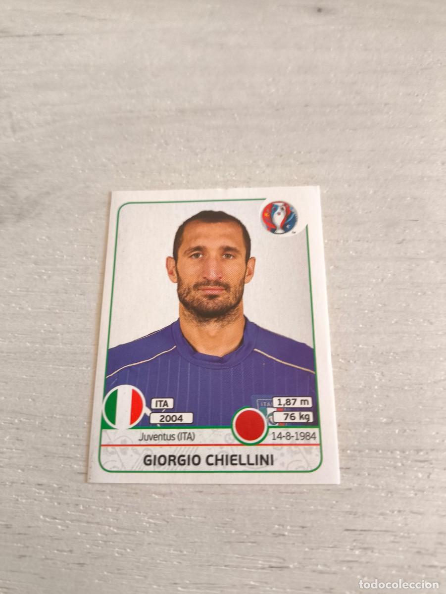 Cromos de F&uacute;tbol: 500 Giorgio Chiellini ITALIA PANINI EUROCOPA EURO FRANCIA 2016 NO LIGA ESTE