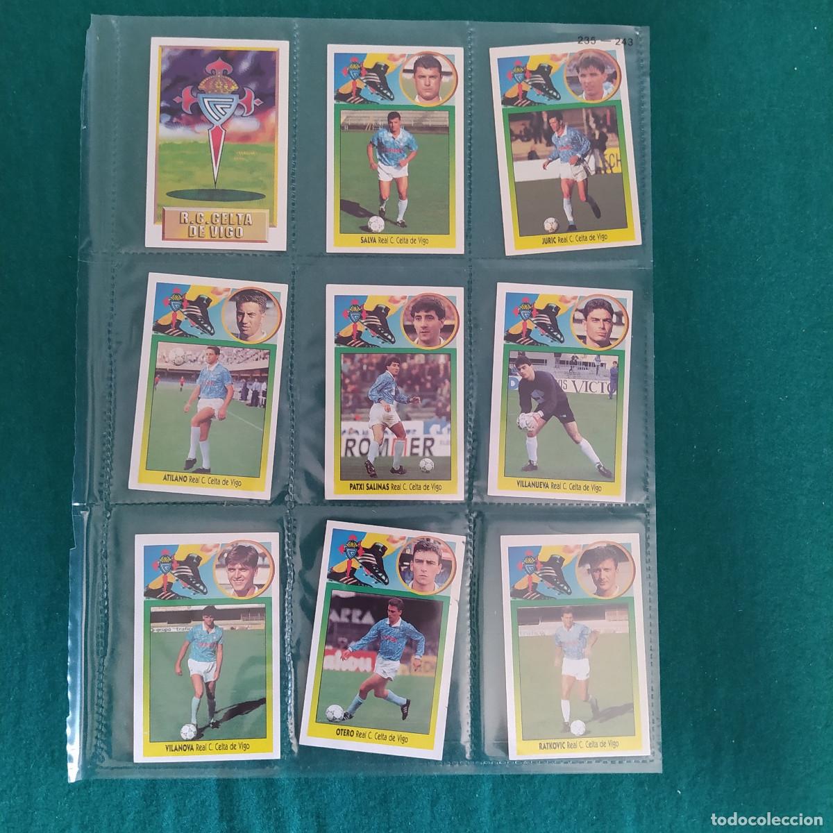 Fu&szlig;ball-Sticker: 9 CROMOS LIGA ESTE 1993 1994 93 94 CELTA