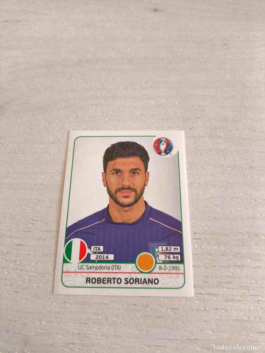 Cromos de F&uacute;tbol: 509 Roberto Soriano ITALIA PANINI EUROCOPA EURO FRANCIA 2016 NO LIGA ESTE