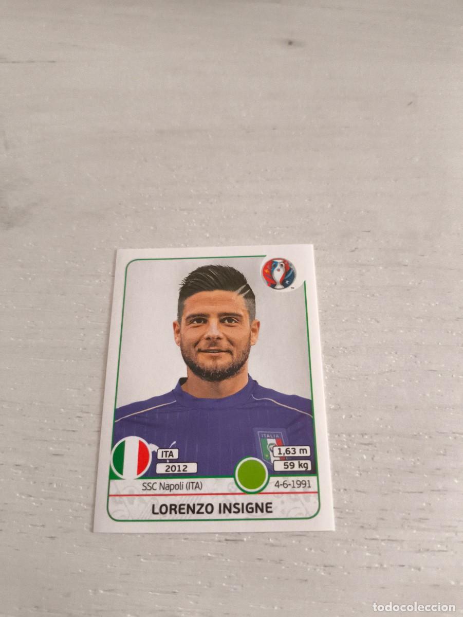 Cromos de F&uacute;tbol: 513 Lorenzo Insigne ITALIA PANINI EUROCOPA EURO FRANCIA 2016 NO LIGA ESTE
