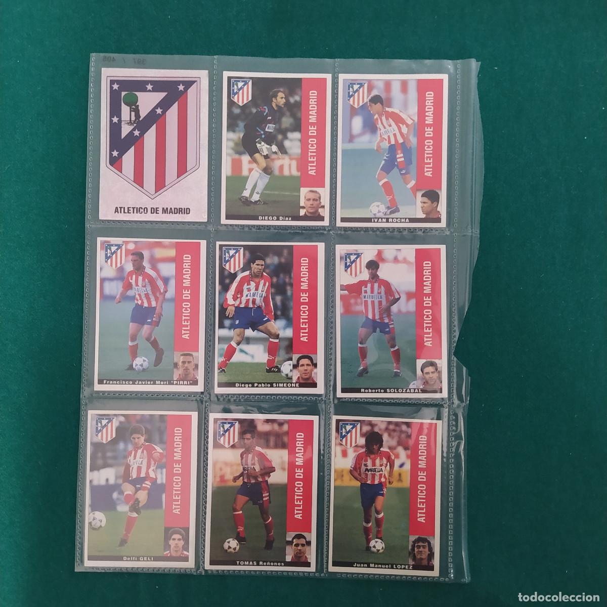 Football Stickers: 9 CROMOS LIGA PANINI 1995 1996 95 96 ATLETICO MADRID