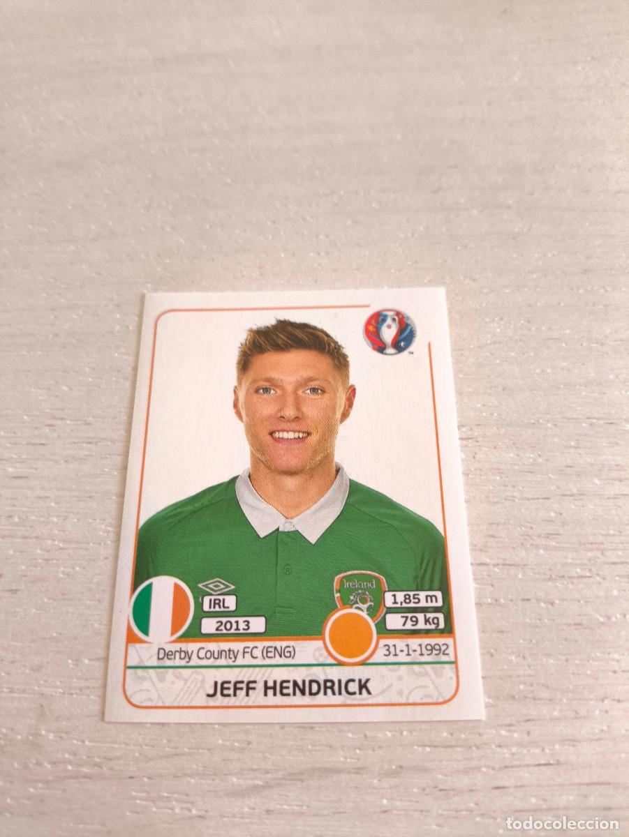 Cromos de F&uacute;tbol: 526 Jeff Hendrick IRLANDA PANINI EUROCOPA EURO FRANCIA 2016 NO LIGA ESTE