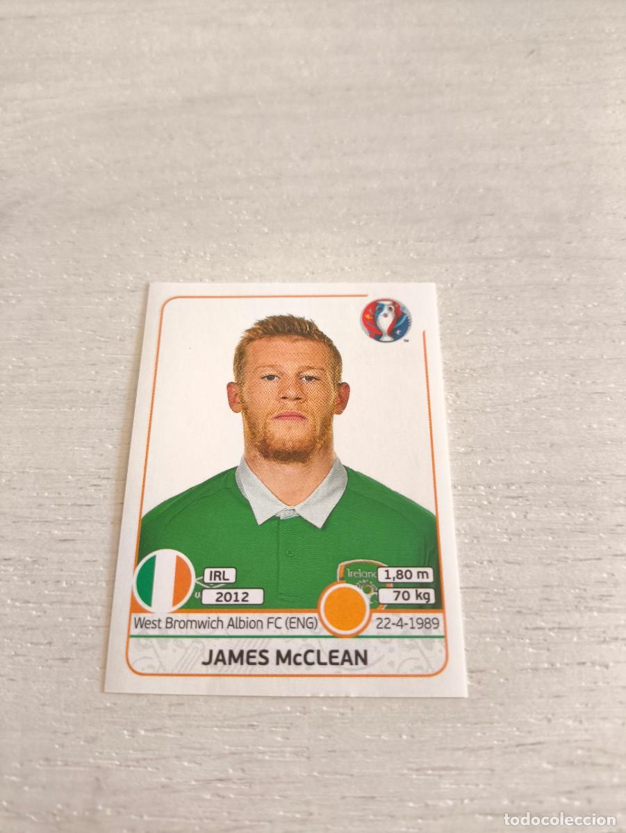 Cromos de F&uacute;tbol: 528 James McClean IRLANDA PANINI EUROCOPA EURO FRANCIA 2016 NO LIGA ESTE