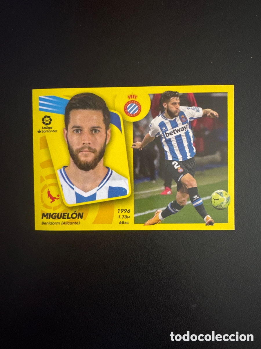 Cromos de F&uacute;tbol: MIGUELON ESPA&Ntilde;OL N&Uacute;MERO 7 LIGA ESTE 2021 2022