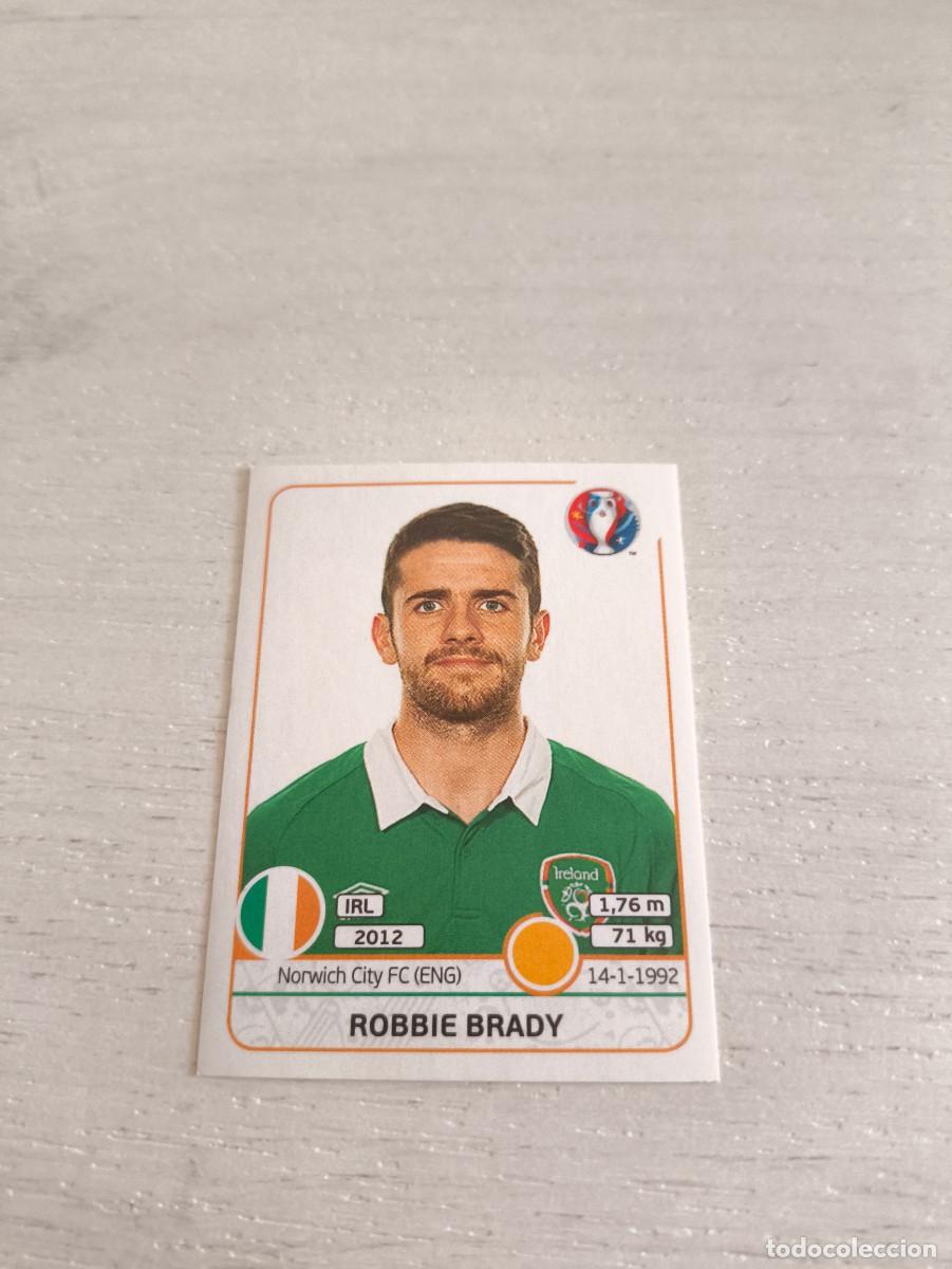 Cromos de F&uacute;tbol: 529 Robbie Brady IRLANDA PANINI EUROCOPA EURO FRANCIA 2016 NO LIGA ESTE