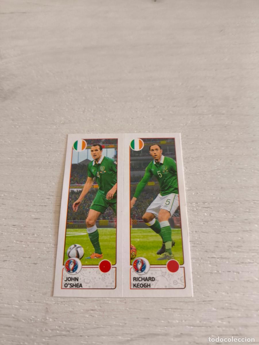 Cromos de F&uacute;tbol: 539 John O&rsquo;Shea / Richard Keogh IRLANDA PANINI EUROCOPA EURO FRANCIA 2016 NO LIGA ESTE