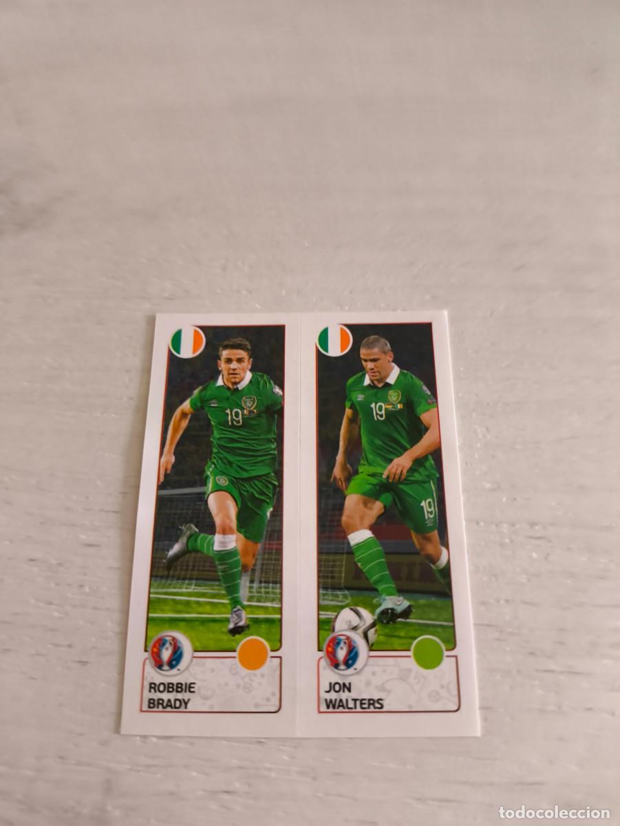 Cromos de F&uacute;tbol: 542 Robbie Brady / Jon Walters IRLANDA PANINI EUROCOPA EURO FRANCIA 2016 NO LIGA ESTE