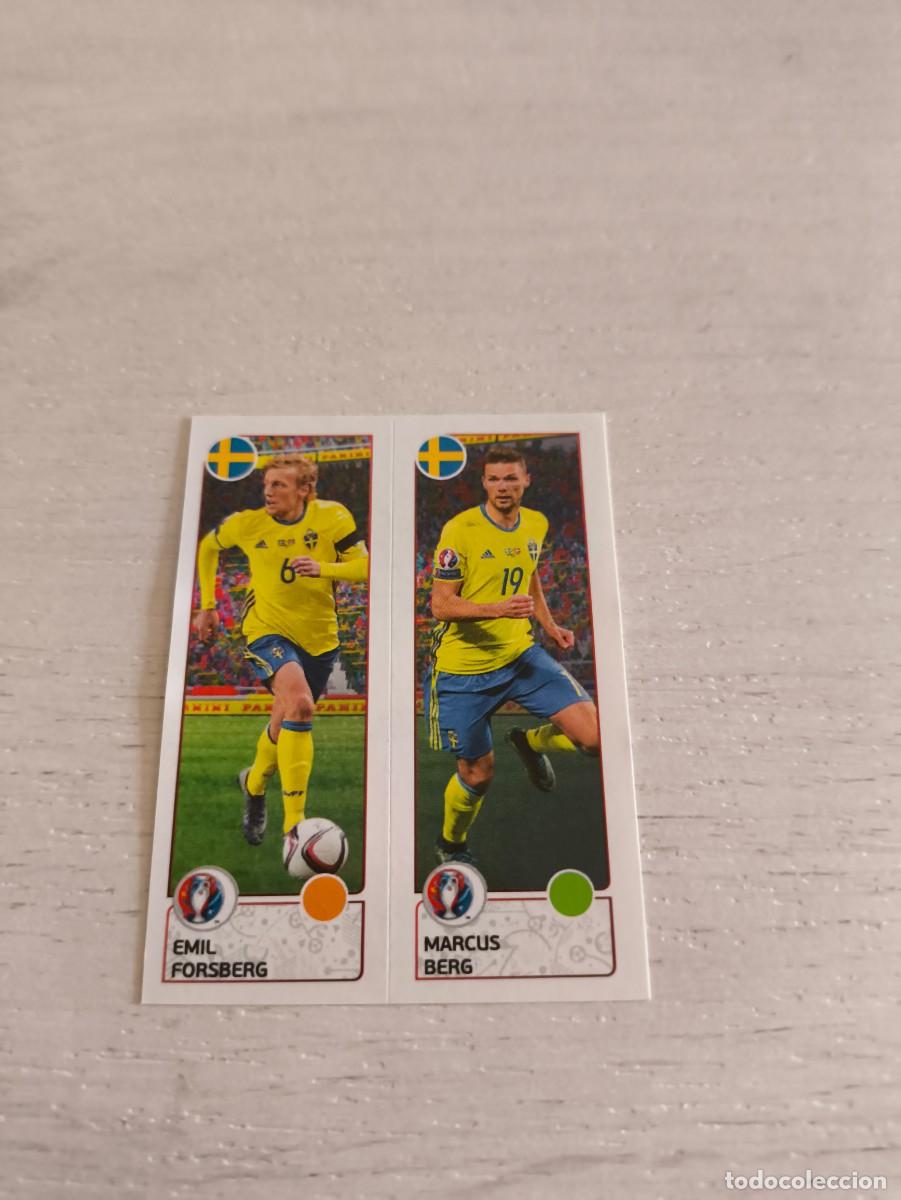 Cromos de F&uacute;tbol: 548 Emil Forsberg / Marcus Berg SUECIA PANINI EUROCOPA EURO FRANCIA 2016 NO LIGA ESTE