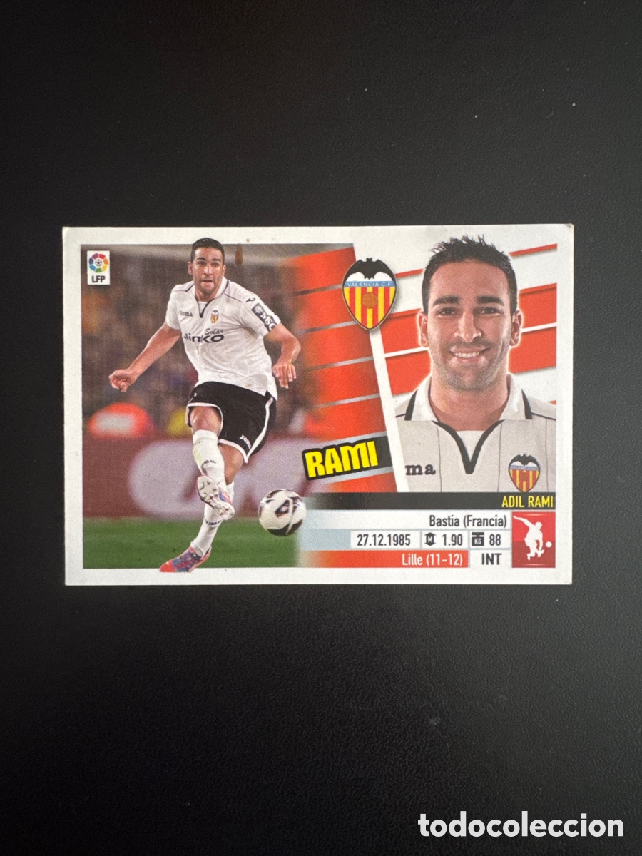 Cromos de F&uacute;tbol: RAMI VALENCIA NUMERO 13 LIGA ESTE 2013 2014