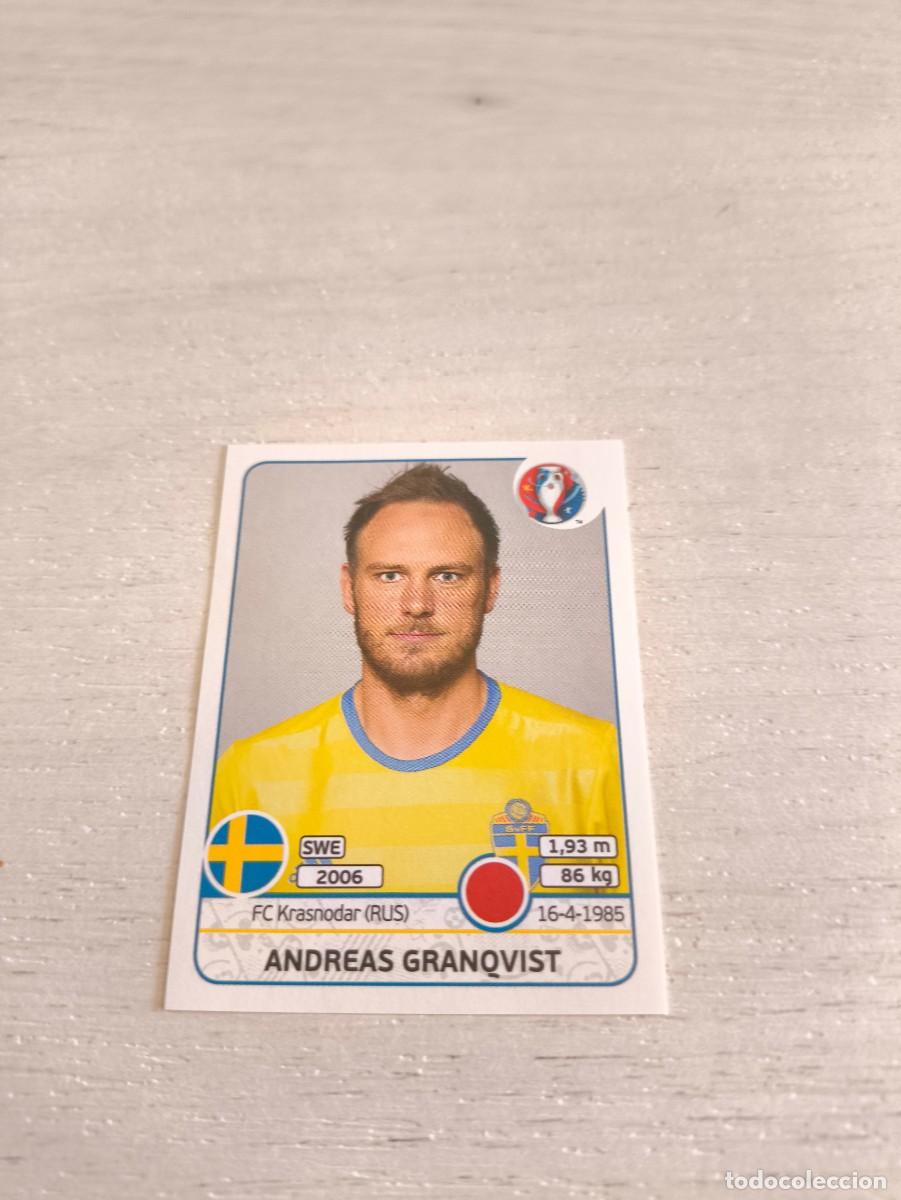 Cromos de F&uacute;tbol: 552 Andreas Granqvist SUECIA PANINI EUROCOPA EURO FRANCIA 2016 NO LIGA ESTE