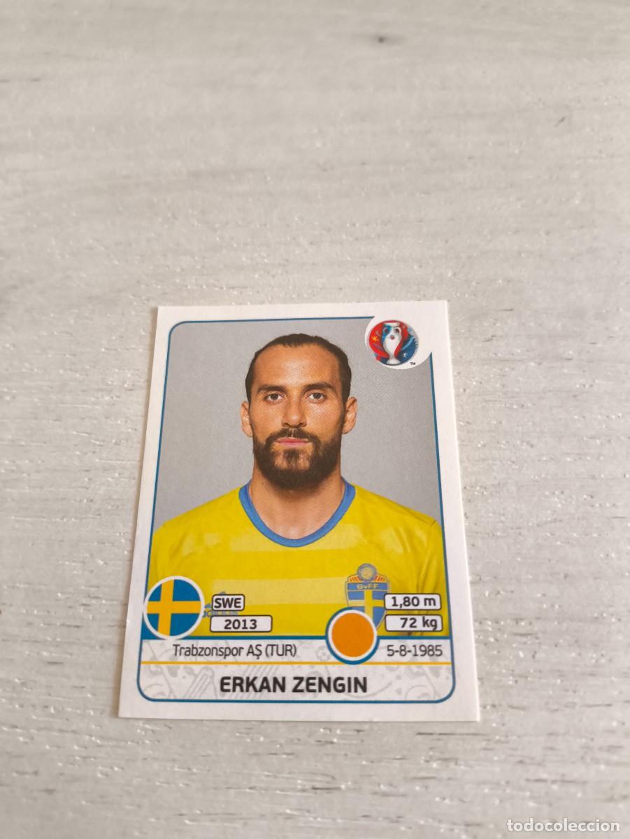 Cartes &agrave; collectionner de Football: 563 Erkan Zengin SUECIA PANINI EUROCOPA EURO FRANCIA 2016 NO LIGA ESTE