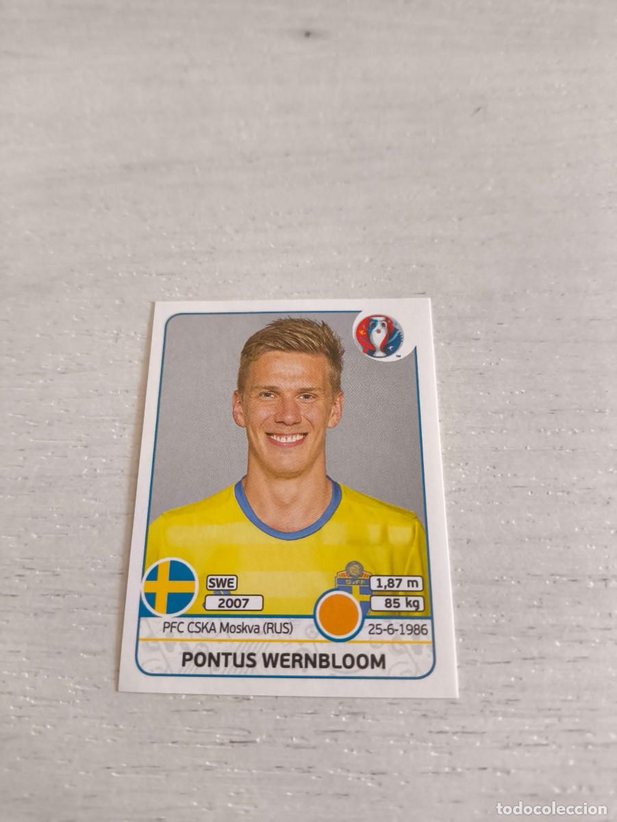 Cartes &agrave; collectionner de Football: 564 Pontus Wernbloom SUECIA PANINI EUROCOPA EURO FRANCIA 2016 NO LIGA ESTE