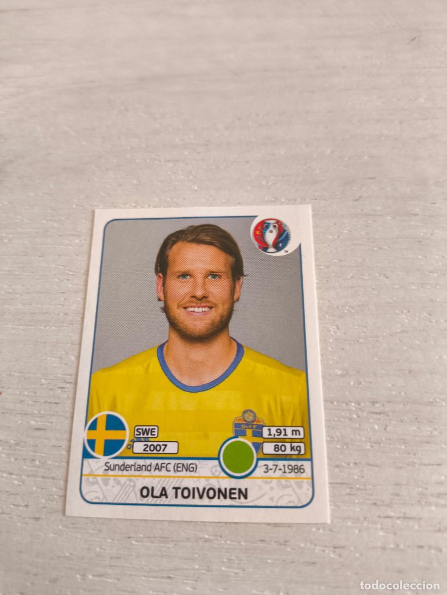 Cartes &agrave; collectionner de Football: 566 Ola Toivonen SUECIA PANINI EUROCOPA EURO FRANCIA 2016 NO LIGA ESTE