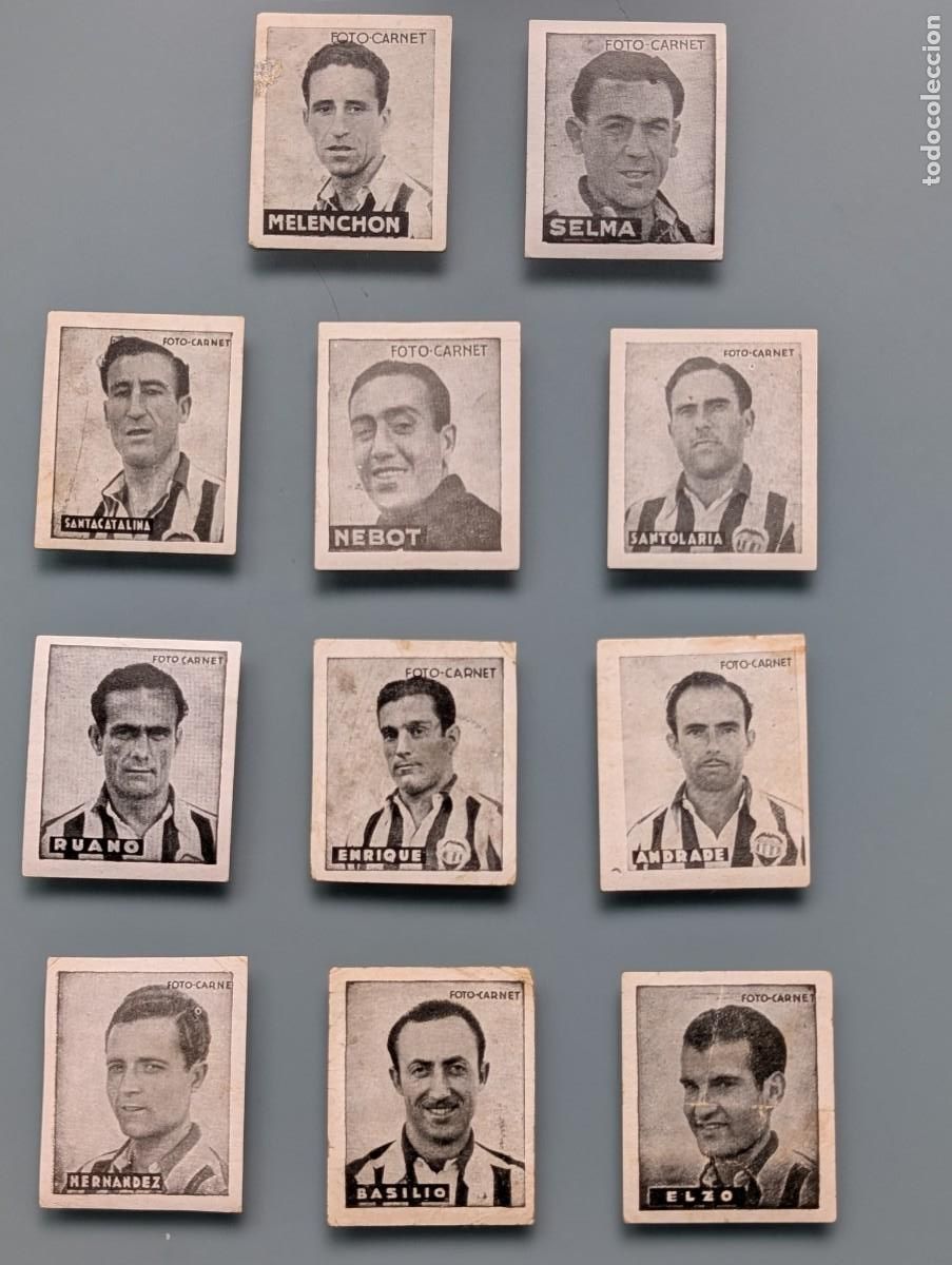 Cartes &agrave; collectionner de Football: DIFICIL LOTE COMPLETO 11 CROMOS CASTELLON LIGA 1942 1943 42/43 LIBRETA DEPORTIVA FUTBOL FOOTBALL