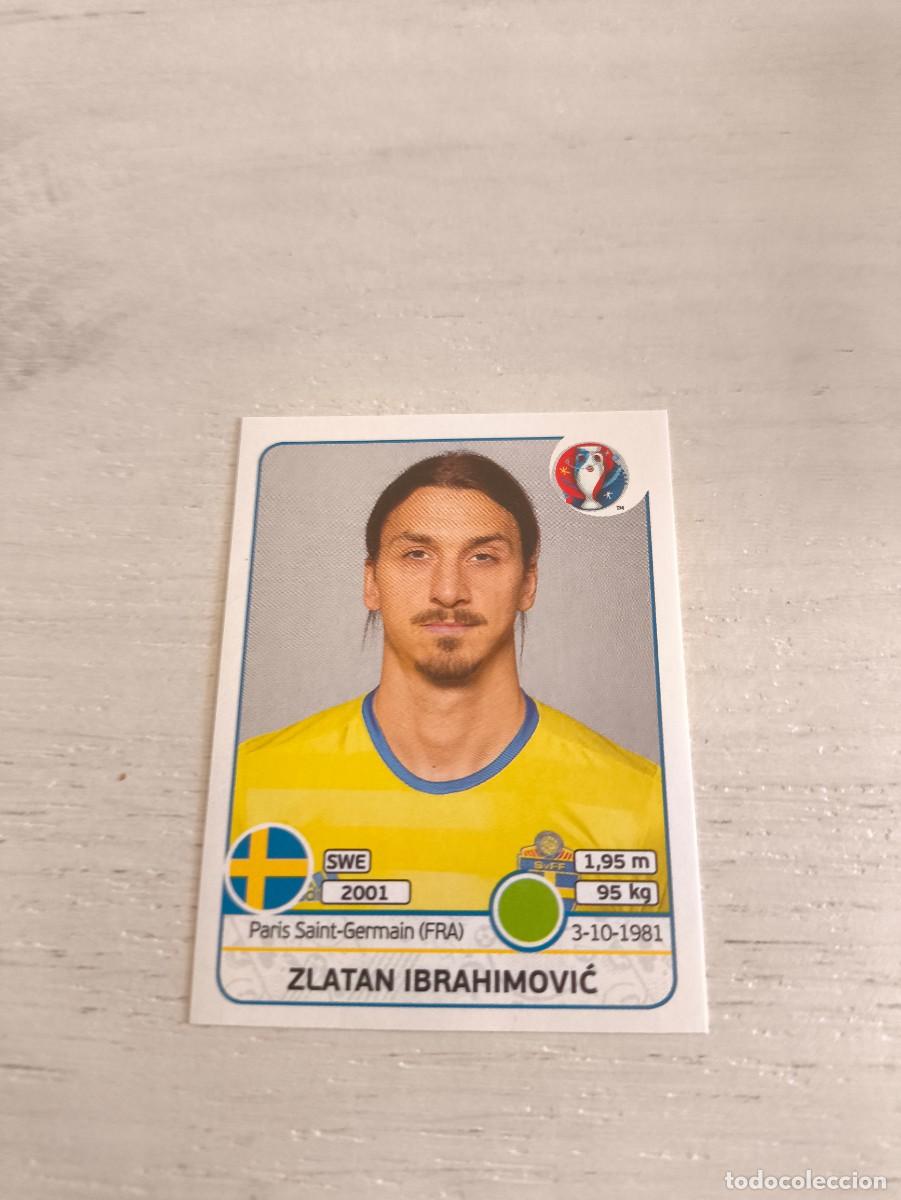 Cartes &agrave; collectionner de Football: 567 Zlatan Ibrahimovic SUECIA PANINI EUROCOPA EURO FRANCIA 2016 NO LIGA ESTE