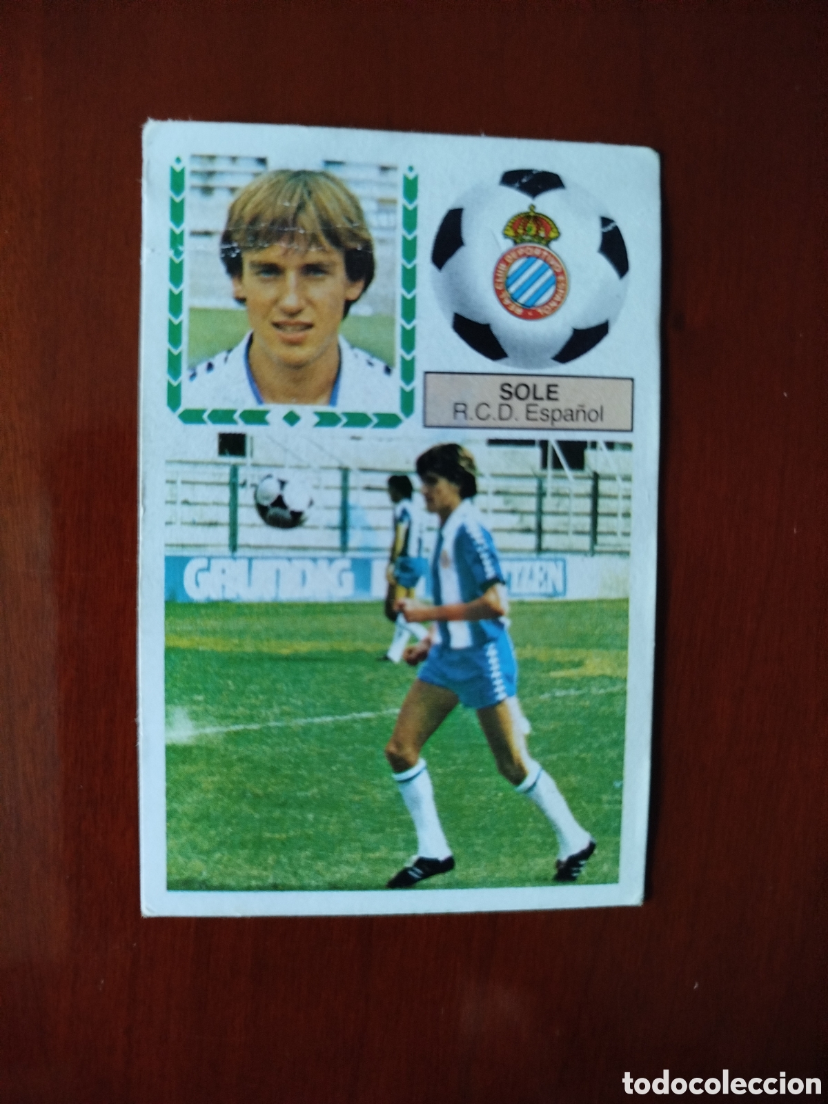 Football Stickers: Liga Este 1983/84.R.C.D Espa&ntilde;ol.Sole (COLOCA RECUPERADO).