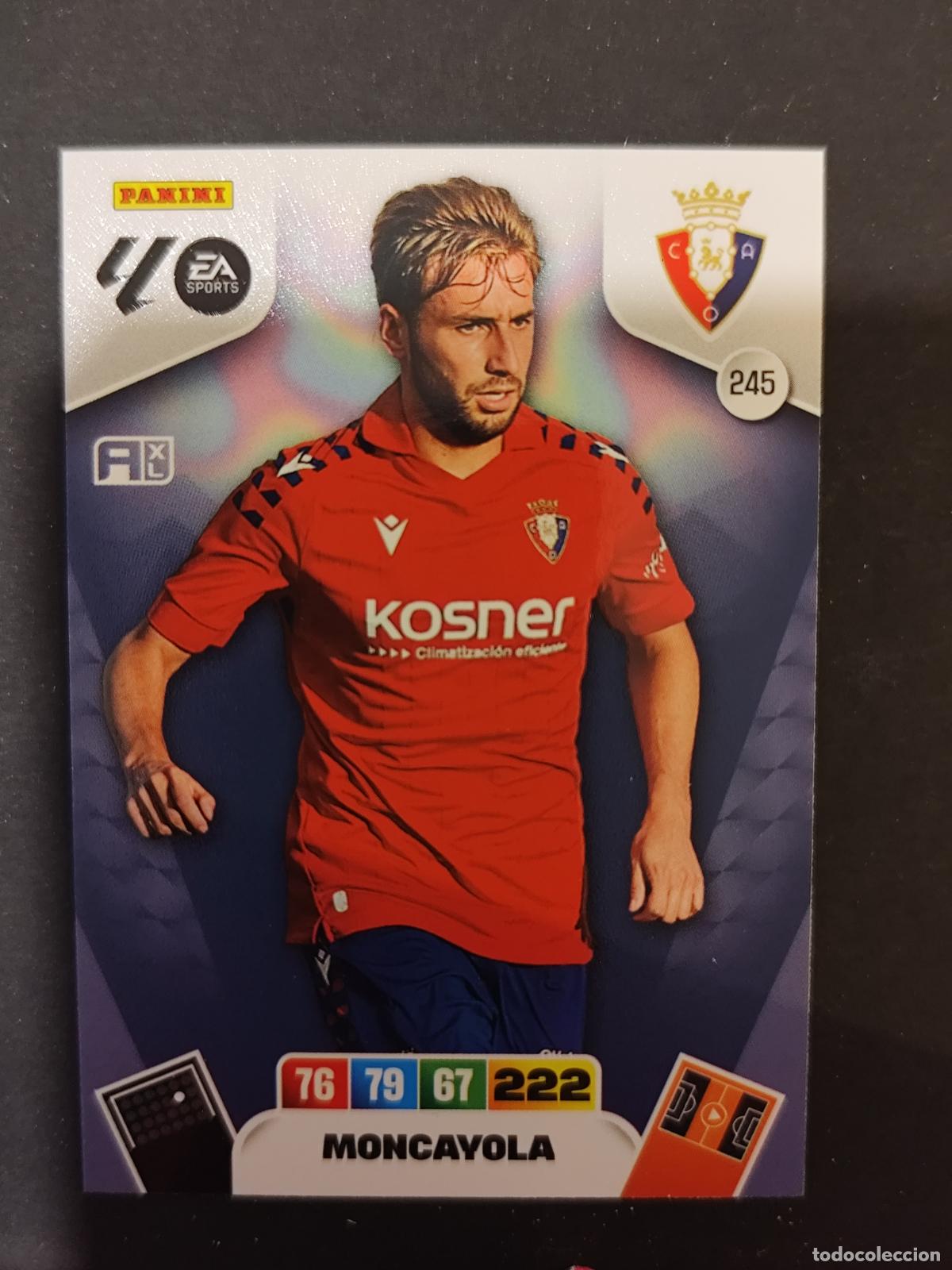 Cromos de F&uacute;tbol: 245 MONCAYOLA OSASUNA ADRENALYN 2025 2026 25 26