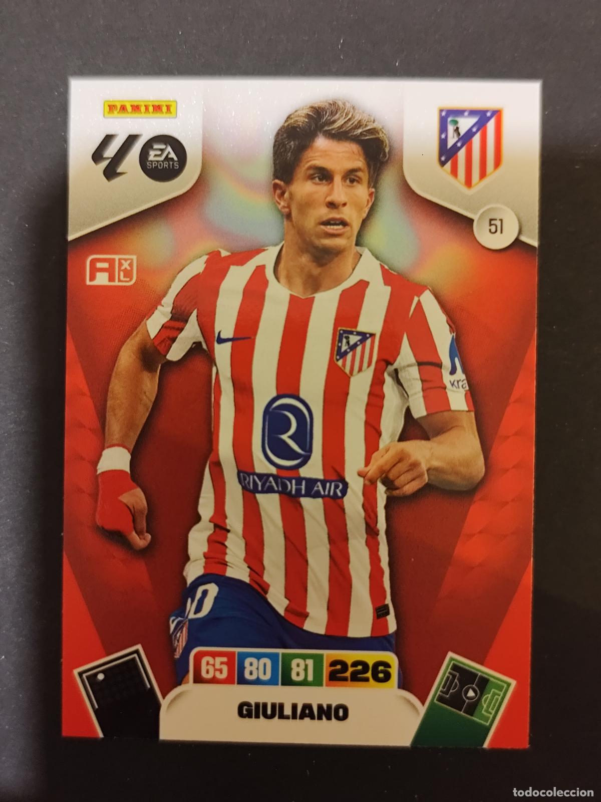 Cromos de F&uacute;tbol: 51 GIULIANO SIMEONE ATL&Eacute;TICO MADRID ADRENALYN 2025 2026 25 26