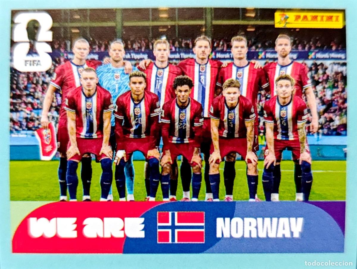 Cromos de F&uacute;tbol: NOR 13 NOR13 Plantilla Equipo Alineacion - Noruega - PANINI Fifa World Cup 2026 - Sticker