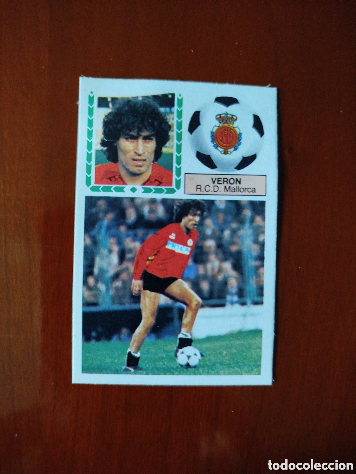Football Stickers: Liga Este 1983/84.R.C.D.Mallorca.Veron (COLOCA RECUPERADO).