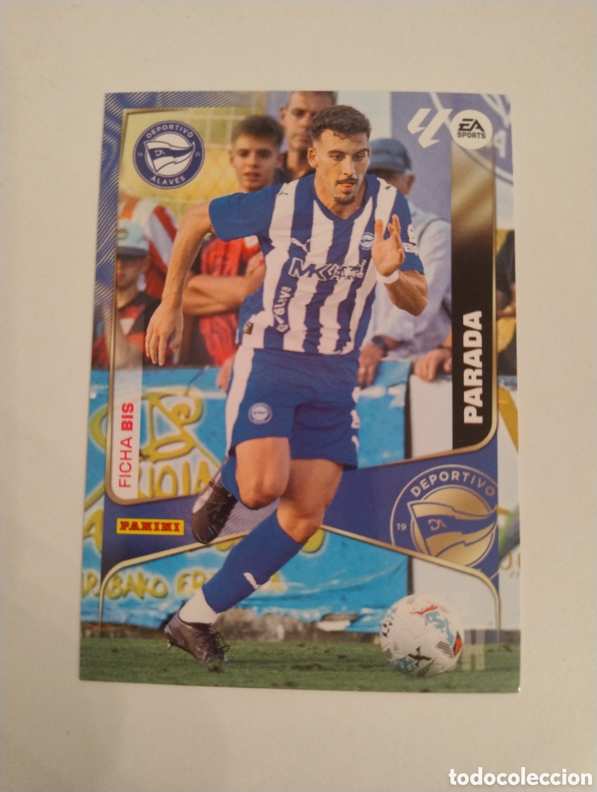 Cromos de F&uacute;tbol: 25 bis - Parada - Alav&eacute;s - Megacracks 2025 - 2026 Ficha bis