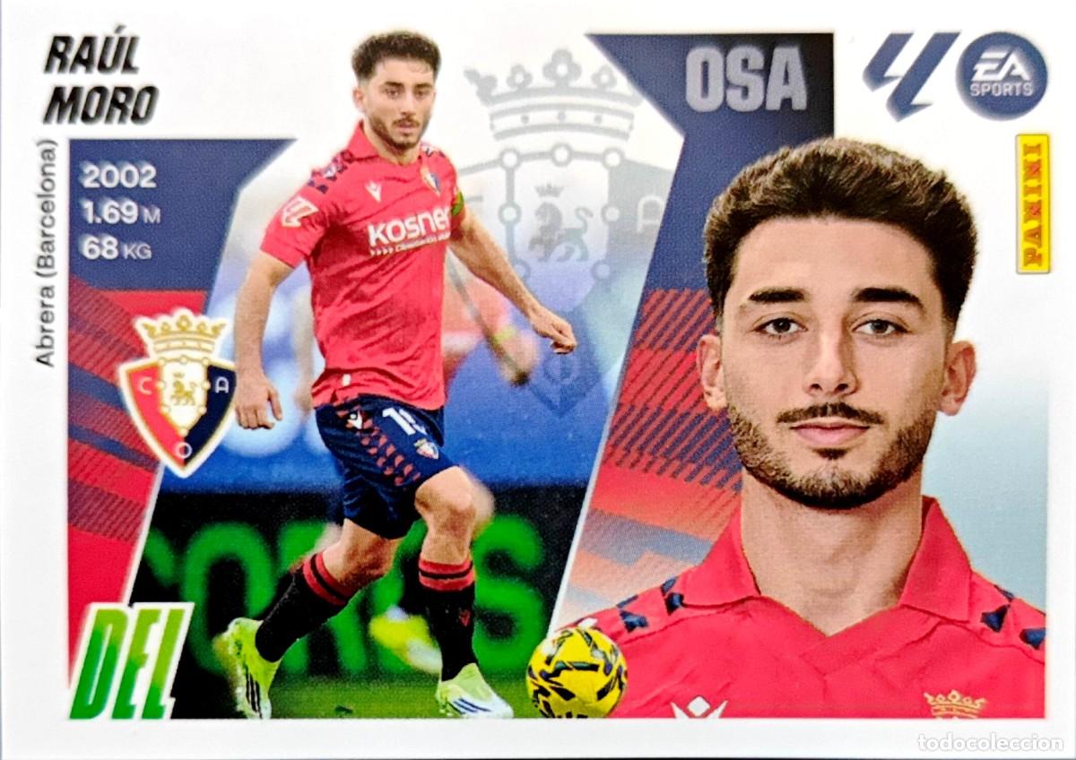 Cromos de F&uacute;tbol: 25 Raul Moro - CA Osasuna - Mercado Invierno + Actualizacion - PANINI ESTE 2025 2026 25 26