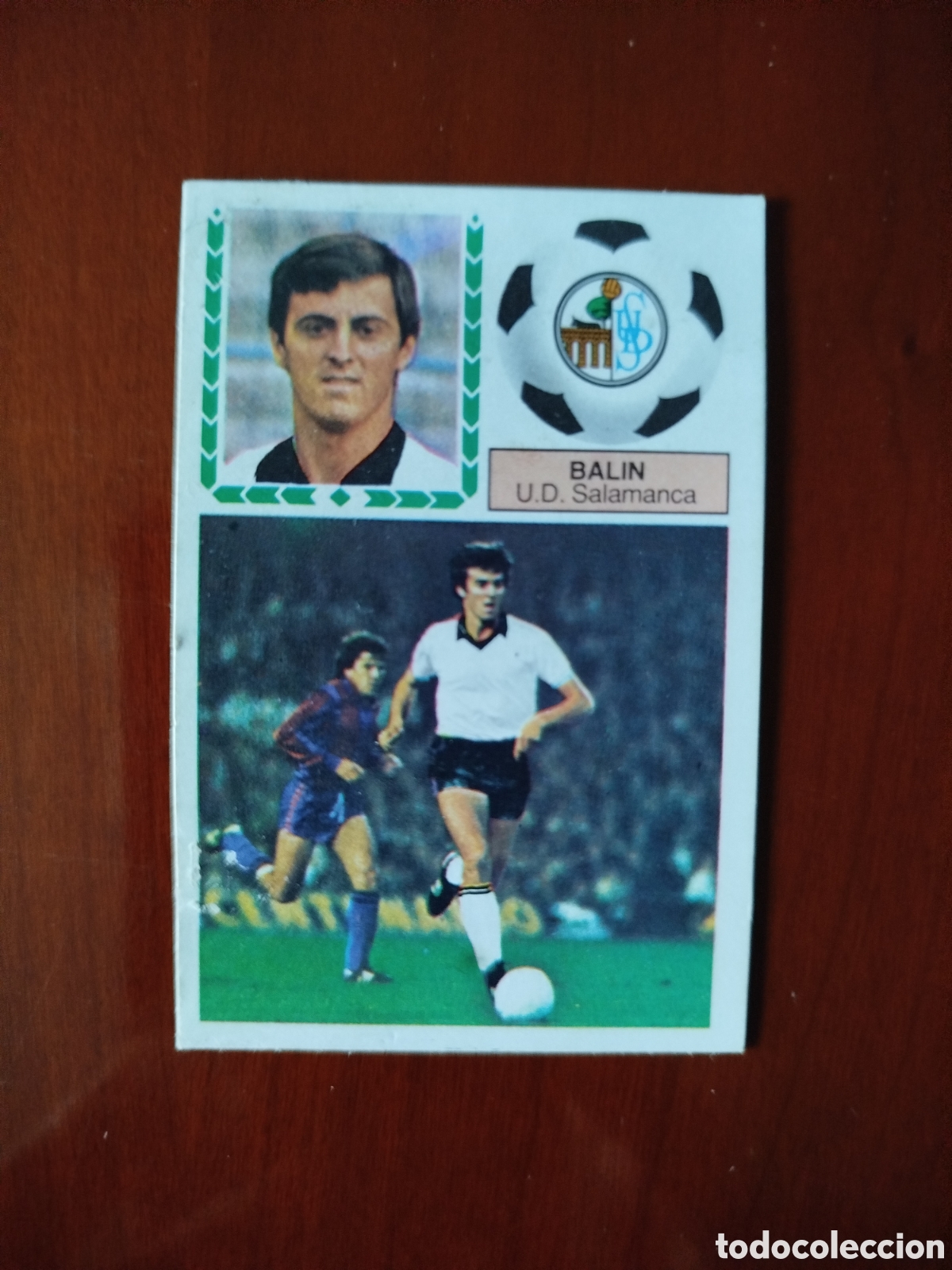 Football Stickers: Liga Este 1983/84.U.D.Salamanca.Balin (COLOCA RECUPERADO).