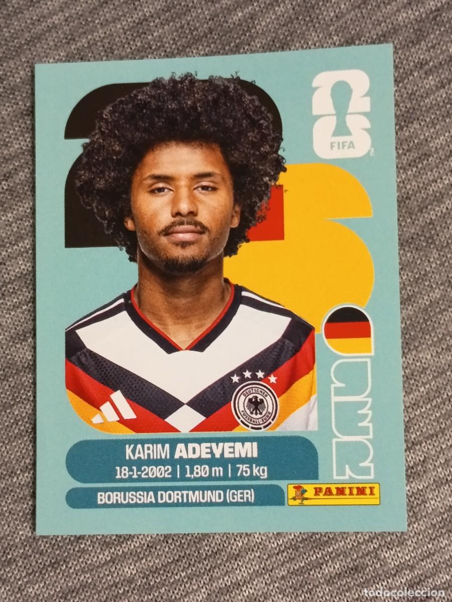 Cromos de F&uacute;tbol: ADEYENI GER 19 STICKER MUNDIAL 2026 PANINI FIFA WORLD CUP NUEVO