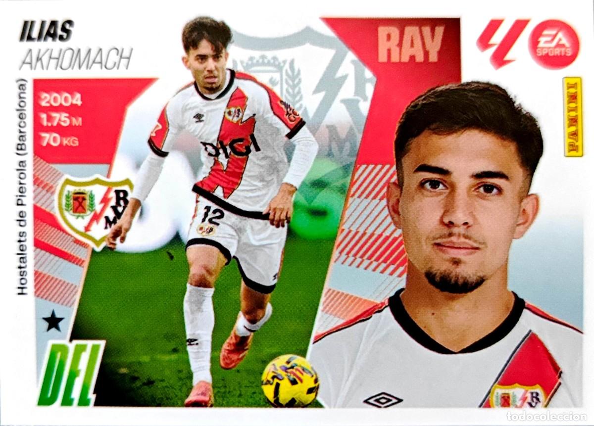 Football Stickers: 30 Ilias Akhomach - Rayo Vallecano - Mercado Invierno + Actualizacion - PANINI ESTE 2025 2026 25 26
