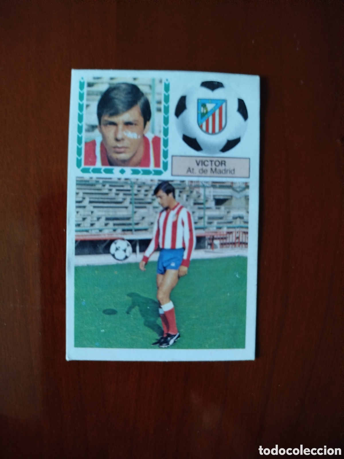 Figurine di Calcio: Liga Este 1983/84.At.de Madrid.Victor (FICHAJE N&deg;18.RECUPERADO).