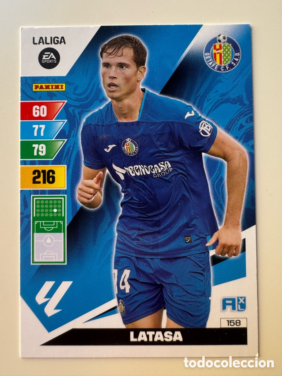 Cromos de F&uacute;tbol: PANINI ADRENALYN XL La Liga 2023 2024 23 24 Juanmi Latasa Getafe CF N&ordm;158