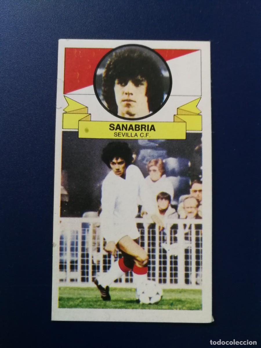 Cartes &agrave; collectionner de Football: Sanabria Sevilla CF Fichaje n&ordm;10 versi&oacute;n pintado Editorial Este 1985-86, liga 85/86 ver fotos