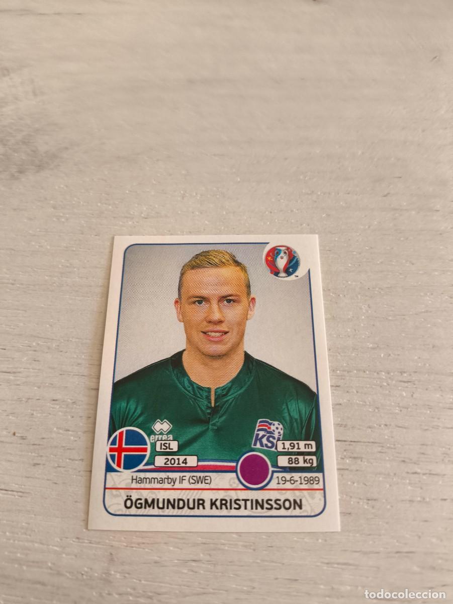 Cromos de F&uacute;tbol: 610 &Ouml;gmundur Kristinsson ISLANDIA PANINI EUROCOPA EURO FRANCIA 2016 NO LIGA ESTE