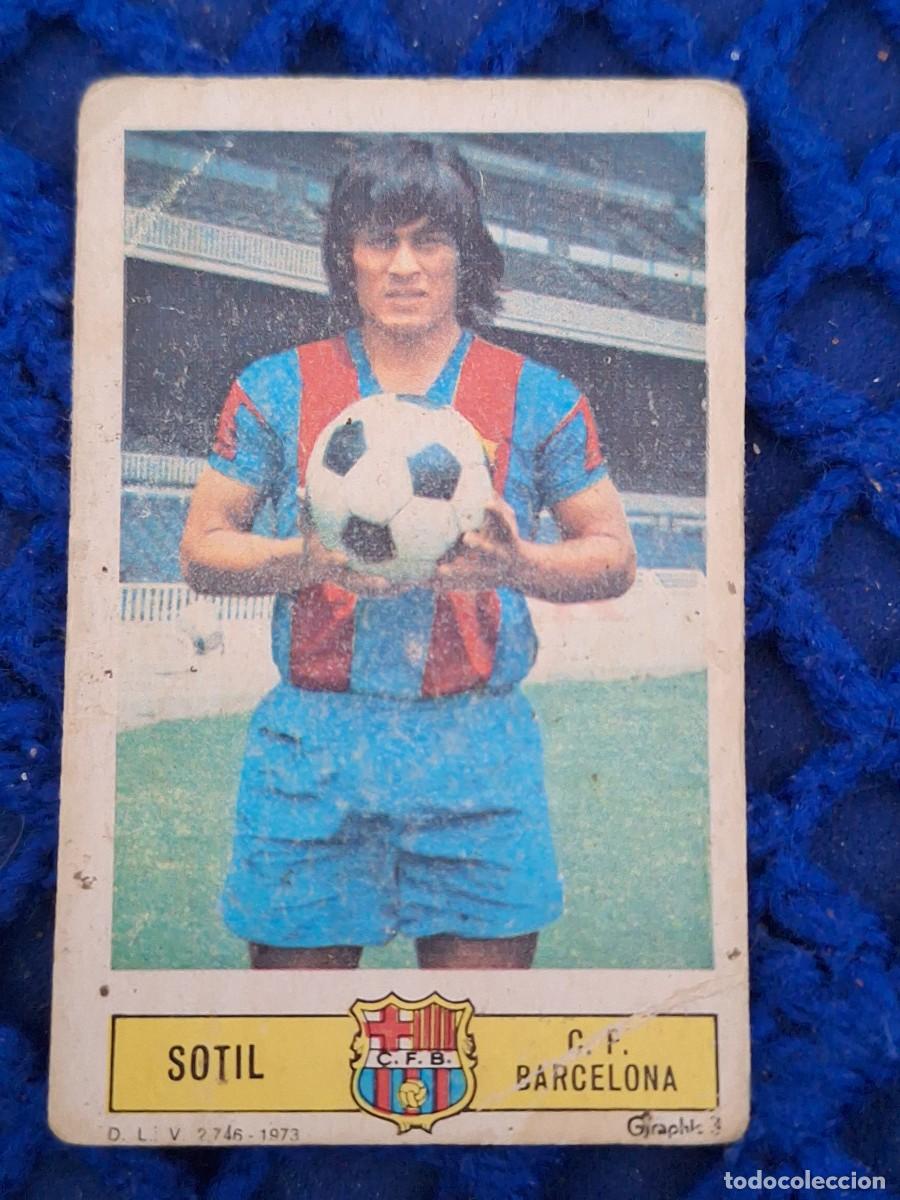 Fu&szlig;ball-Sticker: 1973 73 74 ESTE BARCELONA cholo SOTIL rookie