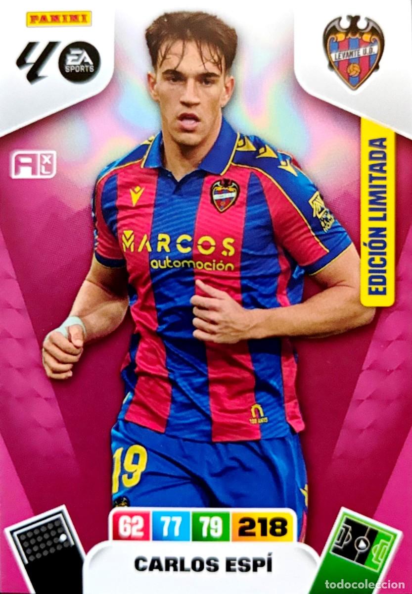 Cromos de F&uacute;tbol: Carlos Espi - Levante UD - EDICION LIMITADA - PANINI ADRENALYN La Liga 2025 2026 25 26