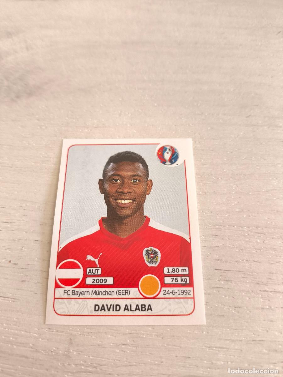 Cromos de F&uacute;tbol: 638 David Alaba AUSTRIA PANINI EUROCOPA EURO FRANCIA 2016 NO LIGA ESTE