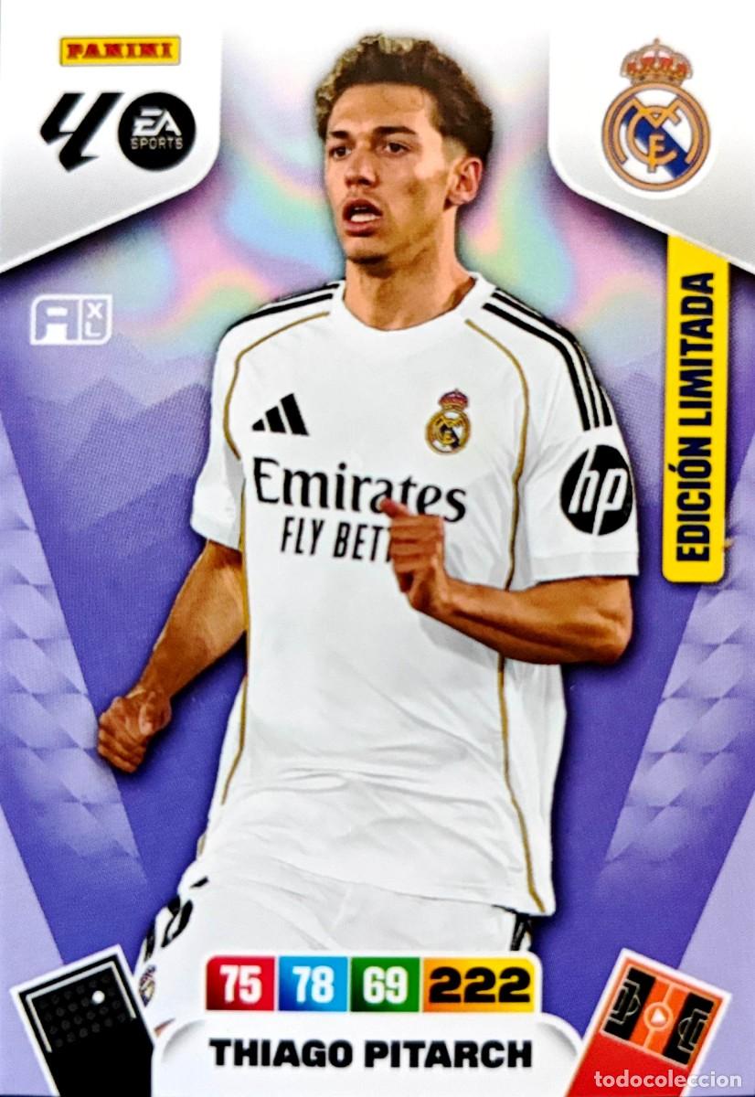 Cromos de F&uacute;tbol: Thiago Pitarch - Real Madrid - EDICION LIMITADA - PANINI ADRENALYN La Liga 2025 2026 25 26