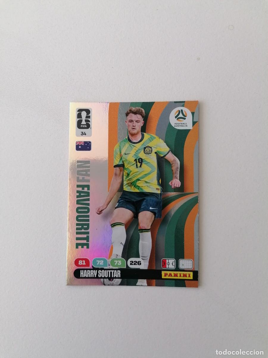 Cromos de F&uacute;tbol: 34 HARRY SOUTTAR Fan Favourite World Cup 2026 Adrenalyn XL Panini