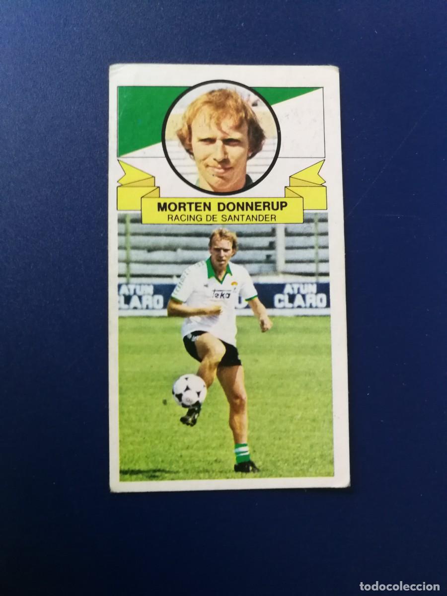 Football Stickers: Morten Donnerup Racing de Santander Fichaje n&ordm;33 Editorial Este 1985-86, liga 85/86